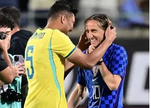 شوخی آنچلوتی با مودریچ: پدربزرگ برزیلی نداری؟