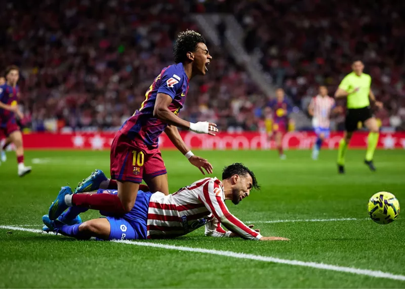 جنجال در متروپولیتانو: یامال از اتلتیکو اخراجی گرفت