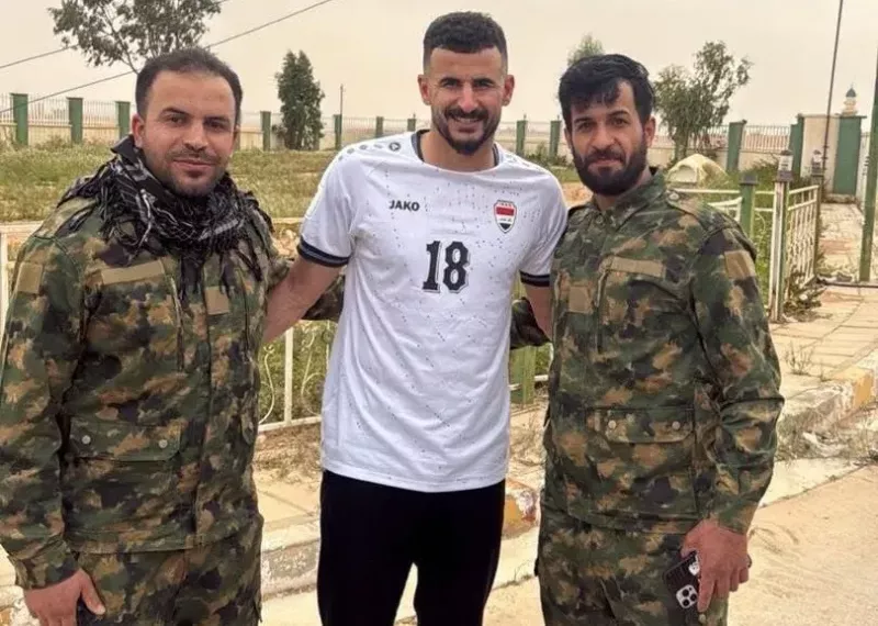 گلزن تاریخ‌ساز عراق در جمع نیروهای نظامی