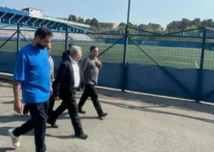 پیگیری تاجرنیا از ورزشگاه فصل بعد استقلال (عکس)