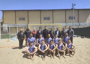 رئیس قبل از سانیا به ساحلی بازان روحیه داد(عکس)