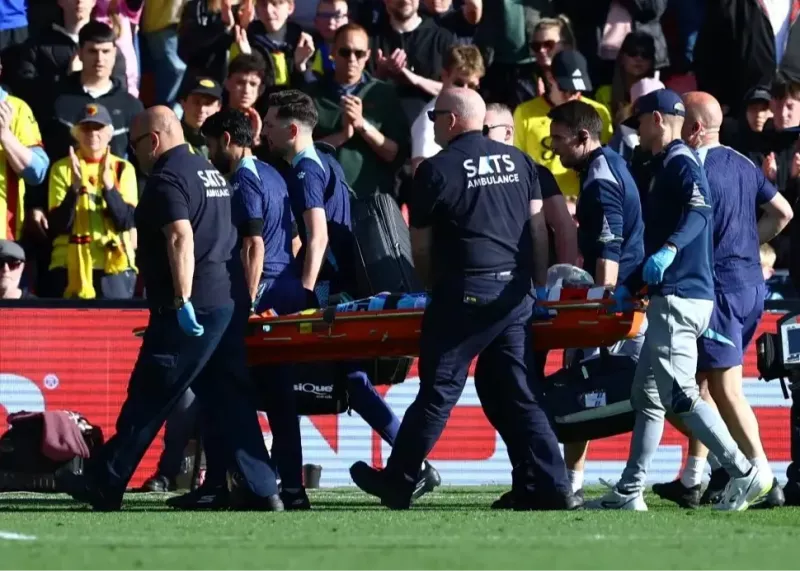 لحظات وحشتناک: مدافع انگلیسی بیهوش شد!