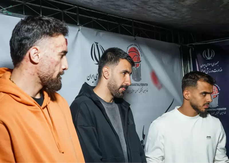 ‏ملی‌پوشان بسکتبال در قلب تهران: ما سرباز وطن هستیم