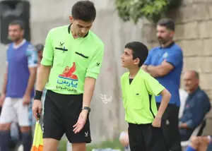 ورود پسر داور لیگ برتری به عرصه قضاوت(عکس)