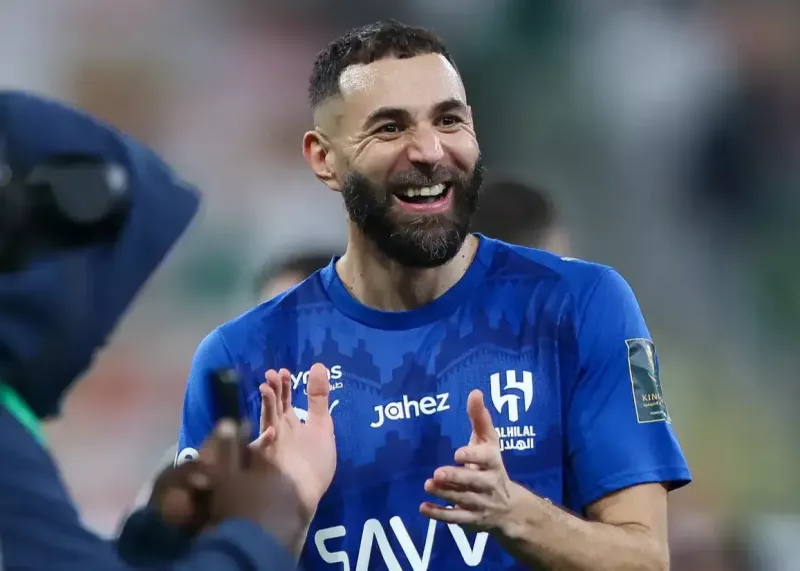 بنزما به رکورد رونالدو و حمدالله رسید