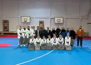 بازدید معاون رئیس‌جمهور از اردوی دختران ملی‌پوش تکواندو