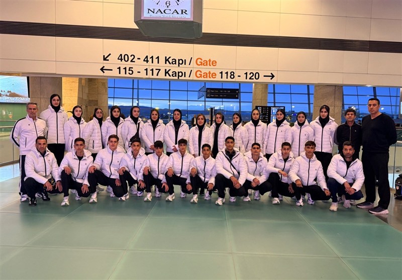 کاروان تکواندو هرمز به ازبکستان رسید