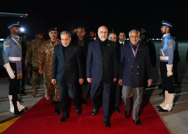 هیئت ایرانی به ریاست دکتر قالیباف وارد اسلامآباد شد