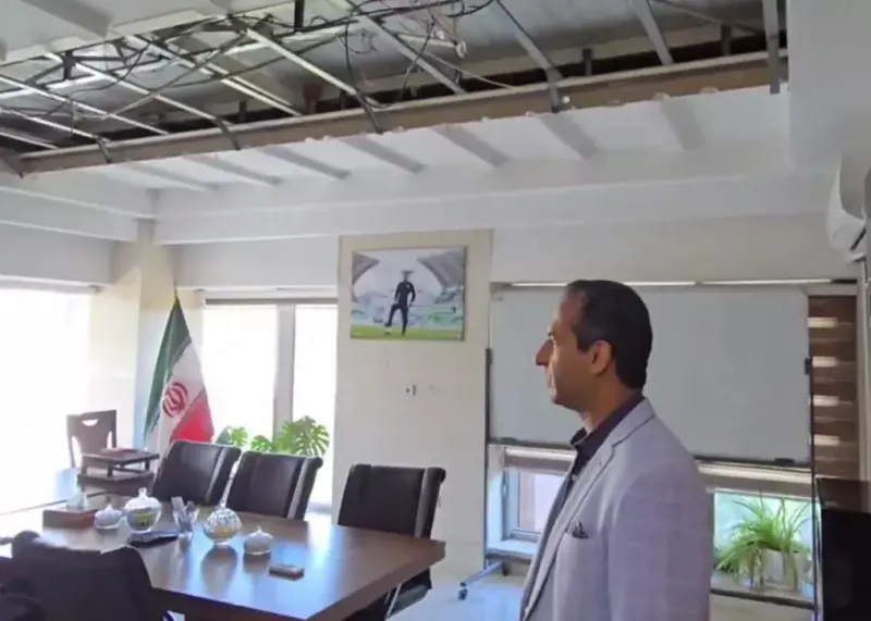 آخرین وضعیت مرکز ملی فوتبال پس از حملات دشمن