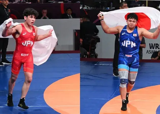 آرش و کیوان، دوقلوهای ایرانی تیم کشتی ژاپن