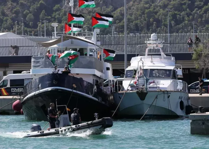 حرکت دوباره ناوگان همبستگی به‌سوی غزه