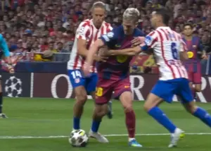 کارشناسی صحنه مشکوک به پنالتی برای بارسلونا