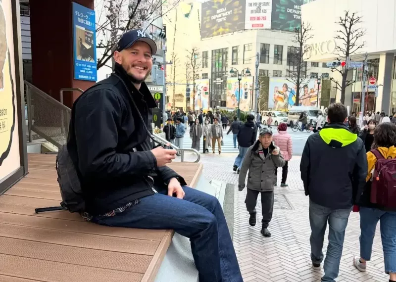 فوقستاره والیبال در توکیو عکاس شد