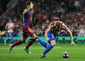 کارشناسی داوری صحنه بحث‌برانگیز اتلتیکو - بارسلونا