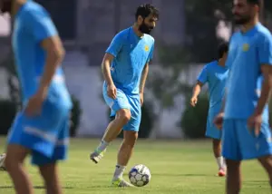 شروع رسمی تمرینات صنعت‌نفت در سال جدید (عکس)