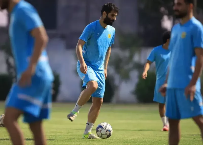 شروع رسمی تمرینات صنعتنفت در سال جدید (عکس)