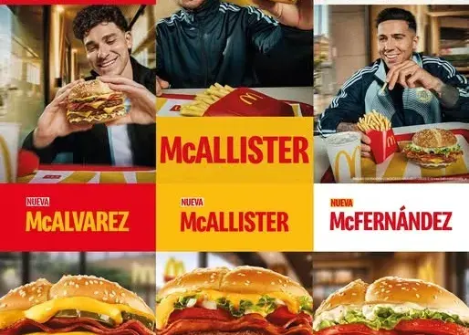 ستاره‌های آرژانتین، برندِ همبرگر شدند! (عکس)