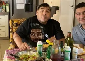 آخرین عکس مارادونا پیش از مرگ!