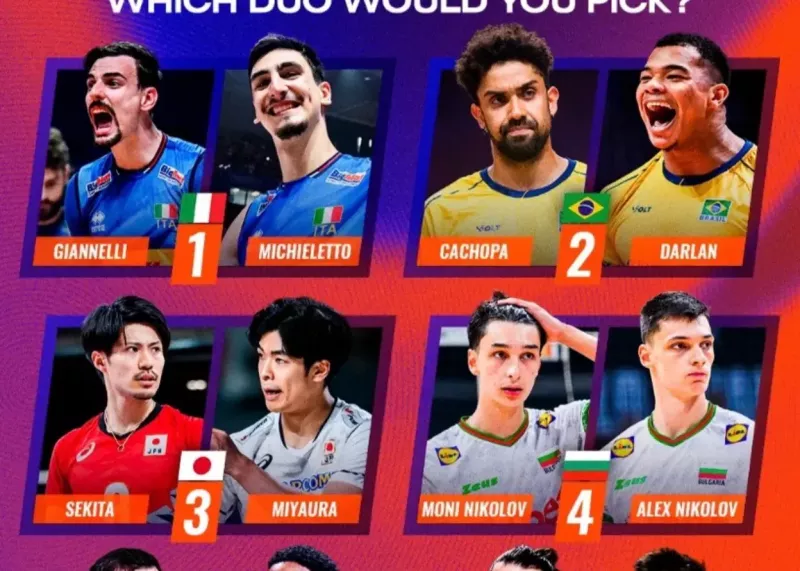 نظرسنجی FIVB: شش گزینه رویایی و یک انتخاب