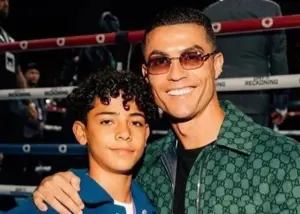 بازی کنار فرزند: رویای کریستیانو محقق می‌شود