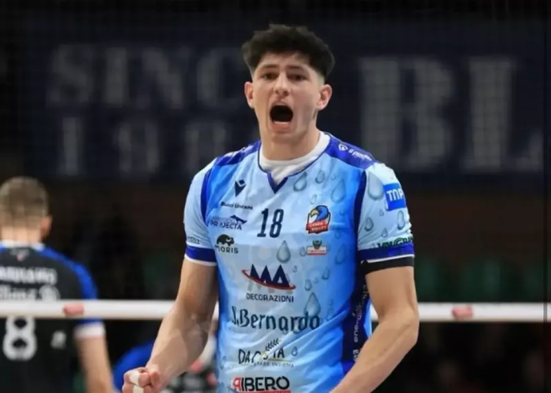 رونمایی از پدیده جدیده والیبال جهان در ایتالیا 