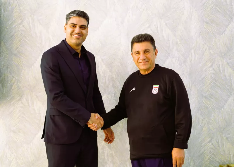 مدیرعامل پرسپولیس پشت تیم‌ملی در آمد(عکس)