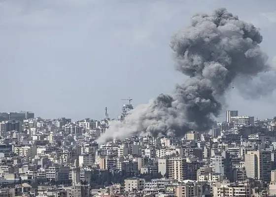 حمله هوایی رژیم صهیونیستی به النبطیه لبنان