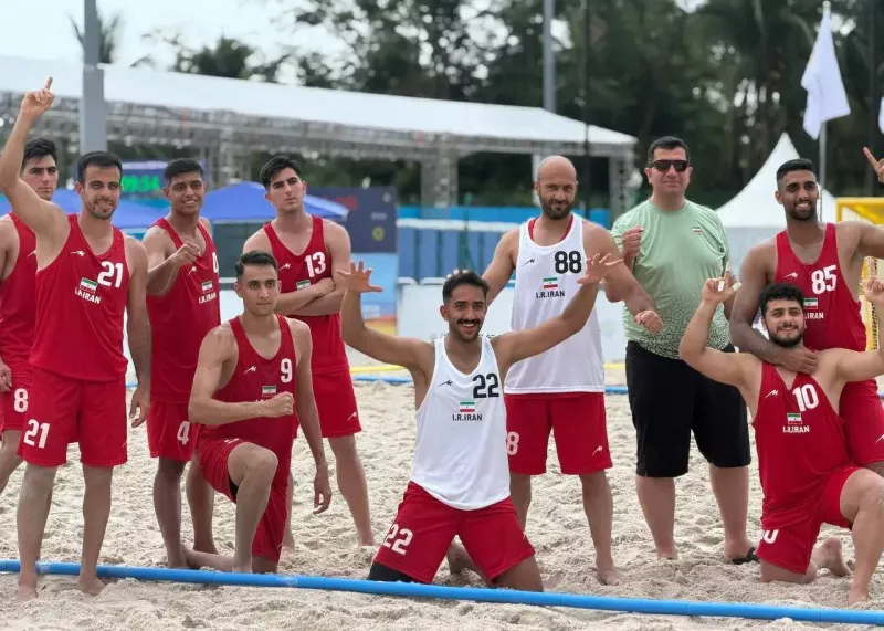 دومین برد هندبال ساحلی ایران در سانیا