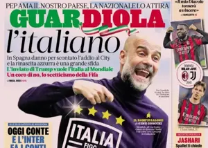 گواردیولا، زلزله هشت ریشتری فوتبال ایتالیا