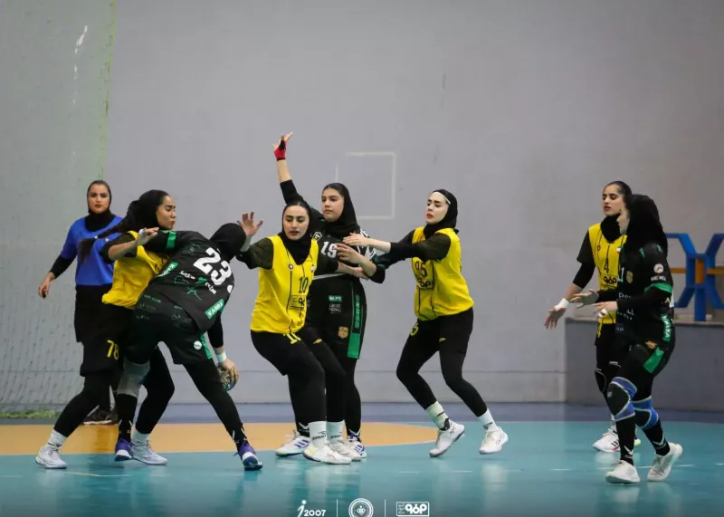 لیگ برتر هندبال بانوان رسما به جریان افتاد