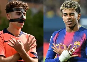 پیام یامال به ستاره بارسا برای شادی گل خاص!