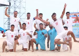 ایران 2 - عربستان 1: صدرنشینی ملی‌پوشان ساحلی