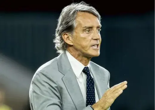 شاهکار مانچینی در قطر با پرچم ایتالیا (عکس)