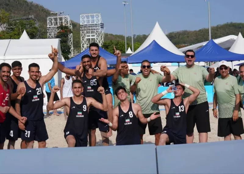 هندبال ساحلی بدون شکست در یک قدمی فینال