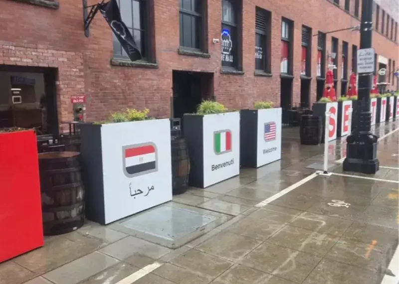 اقدام عجیب در آمریکا: پرچم ایتالیا به جای ایران!