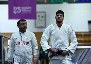 پایان کار اولین جودوکای ایران در گرنداسلم تاجیکستان
