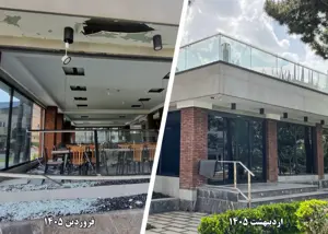 رستوران کشتی در یک چشم به هم زدن بازسازی شد 