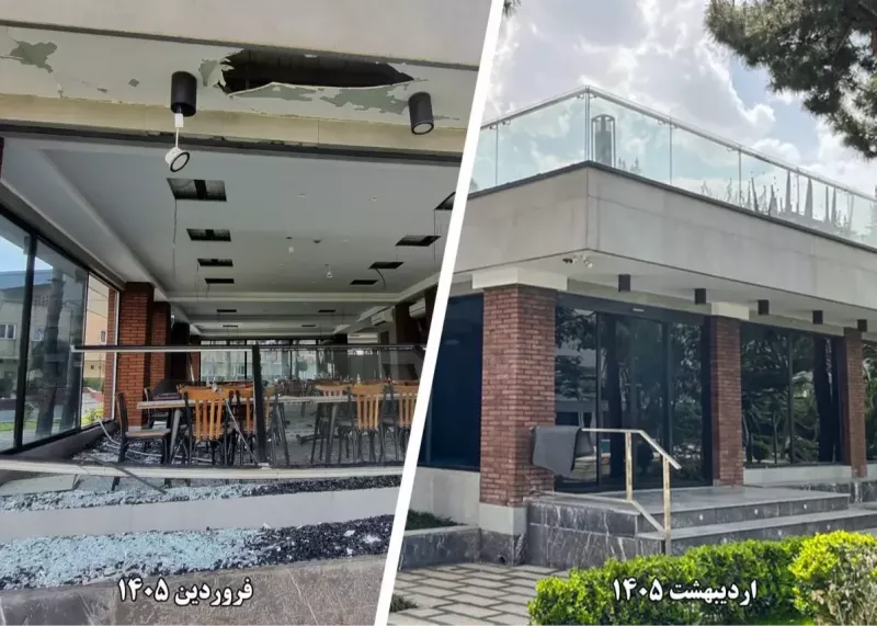 رستوران کشتی در یک چشم به هم زدن بازسازی شد 