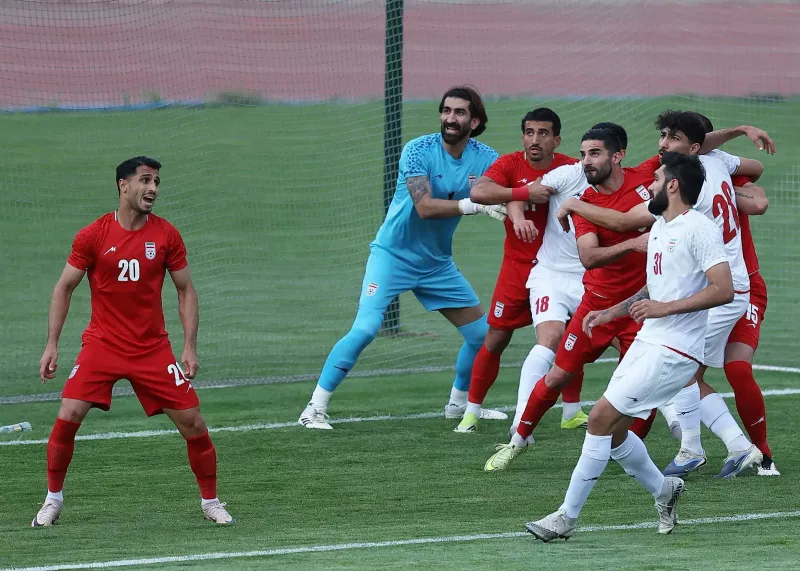 سومین بازی دوستانه ایران هم درون تیمی است