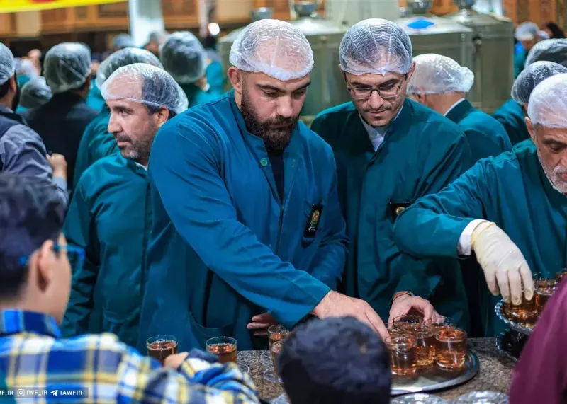 ستاره های کشتی ایران خادم امام رضا(عکس)