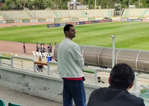 دروازه‌بان پرسپولیسی در دستگردی (عکس)
