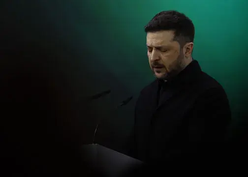 زلنسکی: پیشنهاد صدراعظم آلمان ناعادلانه است