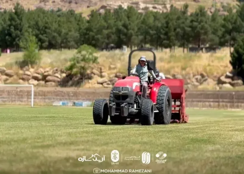 آغاز کشت چمن برای استادیوم سرسبز خیبر