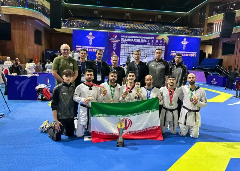 ایران همه عناوین پاراتکواندوی آسیا را درو کرد!