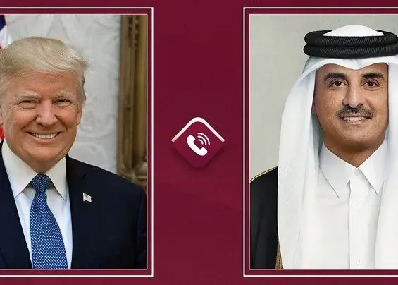 گفتوگوی امیر قطر با ترامپ درباره پیشرفت مذاکرات