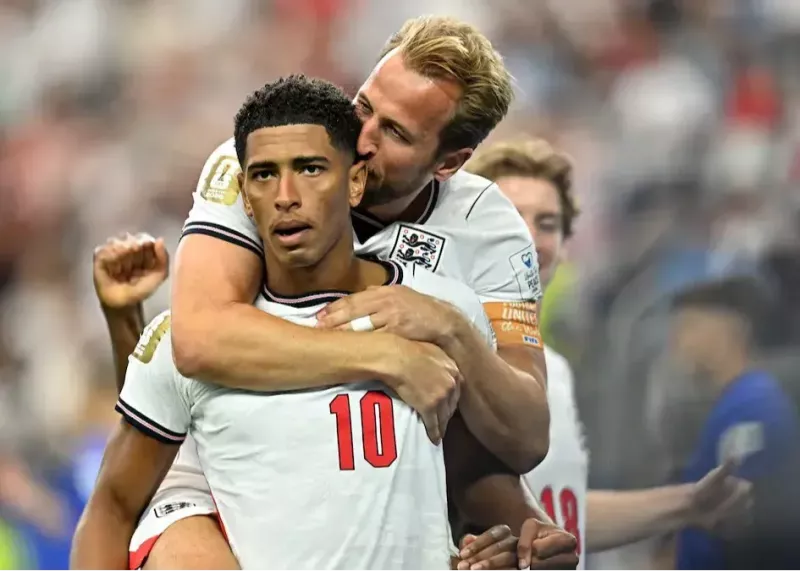 فوران احساسات بلینگام: بغض با سرود ملی!