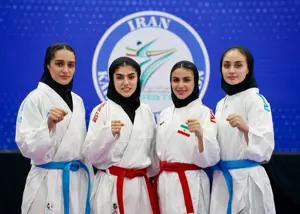 زنان کاراته ایران با شکست ژاپن طلایی شدند