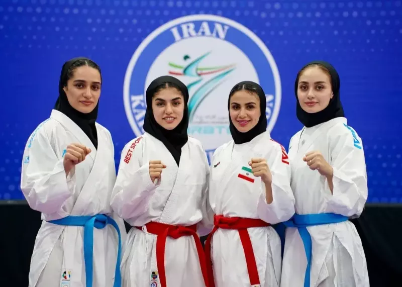 زنان کاراته ایران با شکست ژاپن طلایی شدند