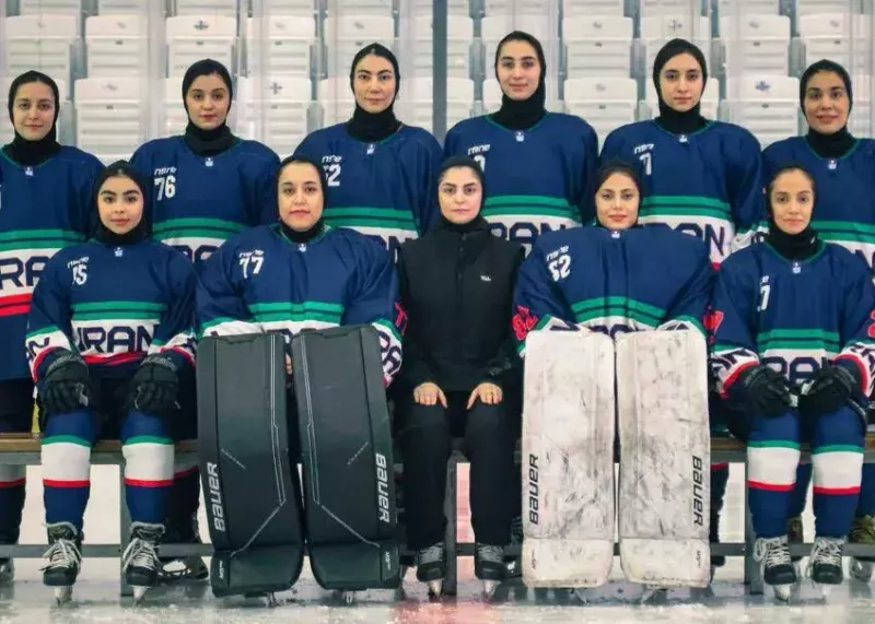 نایبقهرمانی دختران هاکی روی یخ ایران در روسیه