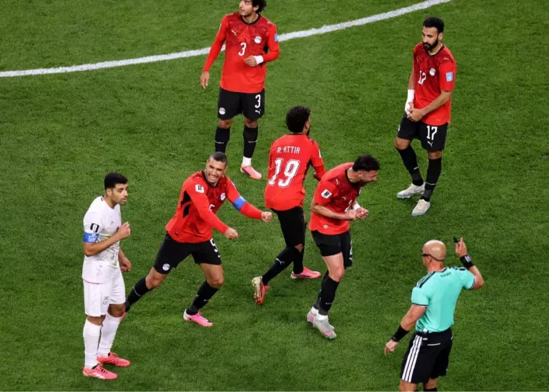 ‏این تصاویر خوشحالی گلزنی‌ مصری‌ها نیست!